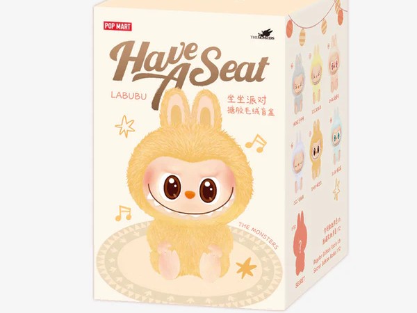Fotografía de la caja del muñeco Labubu de la marca Popmart.