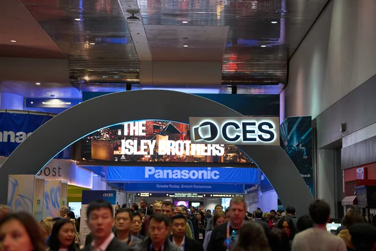Asistentes al evento CES 2026