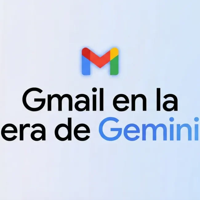 Imagen del blog de Google que dice "Gmail en la era de Gemini"